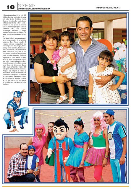 27/07/2013 - Contexto de Durango