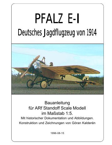 Deutsches Jagdflugzeug von 1914 - K & W Model Airplanes Inc.