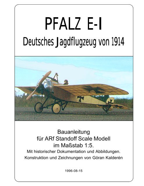 Deutsches Jagdflugzeug von 1914 - K & W Model Airplanes Inc.