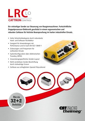 Datenblatt TH-LRC/LO - Cattron-Theimeg Europe GmbH & Co. KG