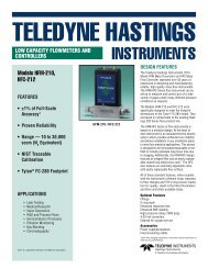 HFM-210 / HFC-212 - Chell Instruments Limited