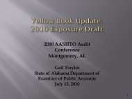 Yellowbook Update (Traylor) - AASHTO - Internal/External Audit ...