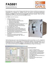 Handbuch zu PC-FMS Version 1.0 - elektronik-labor CARLS