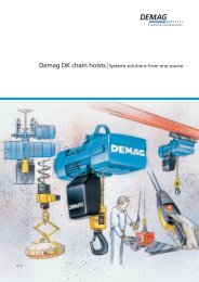 Demag DK chain hoists - Demag Cranes & Components