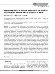 The paleopathology of pellagra - Isita-org.com