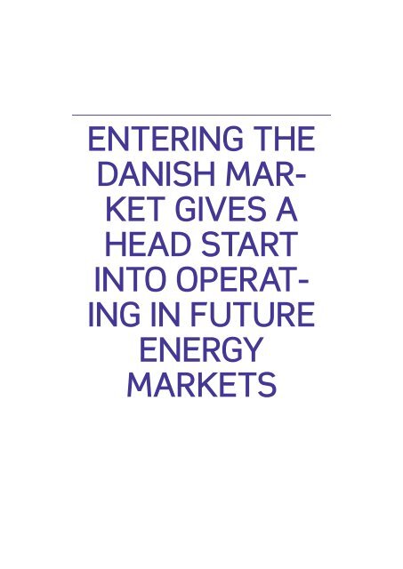 denmark: a european smart grid hub - Copenhagen Cleantech Cluster