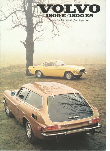 Volvo 1800E 1800ES Brochure 1971 - Volvo 1800 Picture Gallery