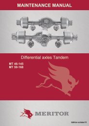 ROCKWELL Tandem Axle Forward Single Carrier Maintenance Service Manual 1997 book 