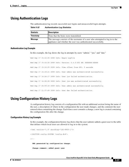 IronPort - daily management guide - AsyncOS 7.6.1