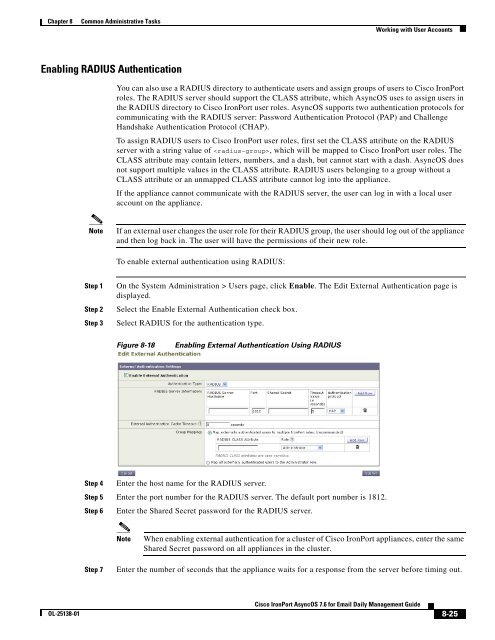 IronPort - daily management guide - AsyncOS 7.6.1