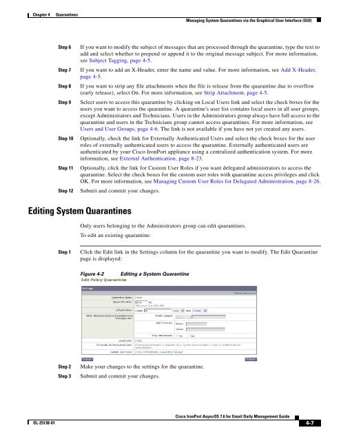 IronPort - daily management guide - AsyncOS 7.6.1