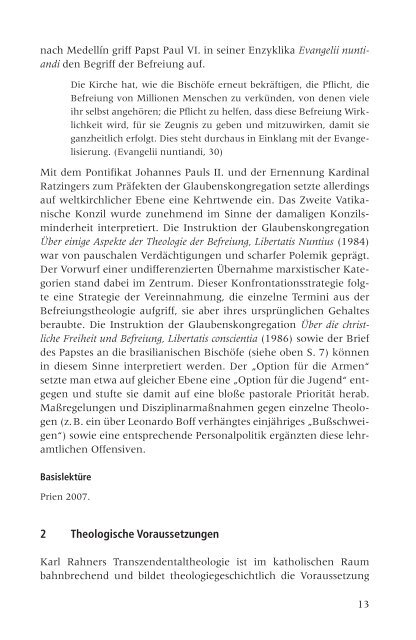 Theologie der Befreiung - narr-shop.de