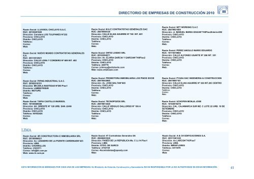 RazÃ³n Social - Ministerio de Vivienda, ConstrucciÃ³n y Saneamiento