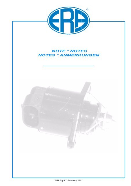 idle control valve 2011/2012