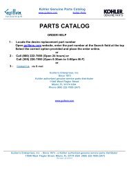 Kohler K-772-SA Pristine Parts Catalog in pdf - Guillens.com