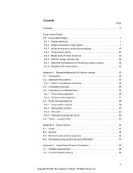 Pump Intake Design - ANSI/HI 9.8: 1998 - the Hydraulic Institute