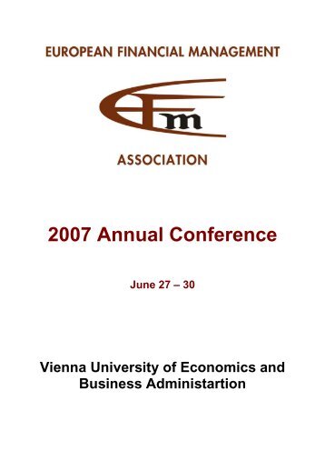 2007 Annual Conference June 27