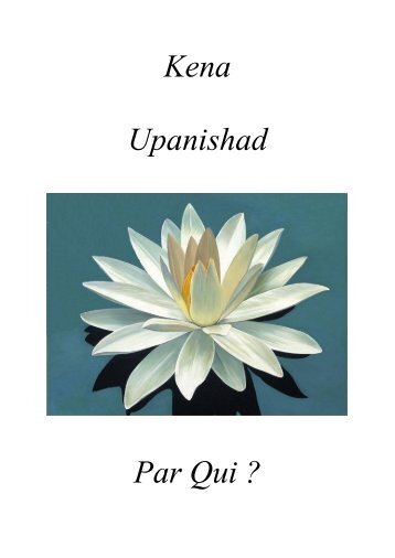 Commentaire de la Kena Upanishad - Vimala Thakar