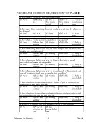 ALCOHOL USE DISORDERS IDENTIFICATION TEST (AUDIT)