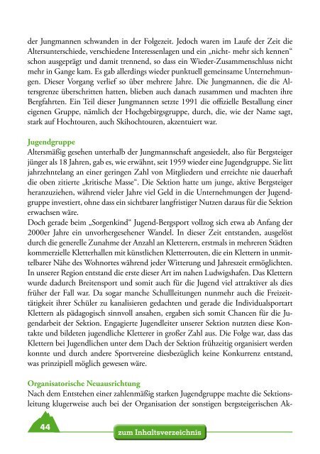 Festschrift - DAV Sektion Mannheim