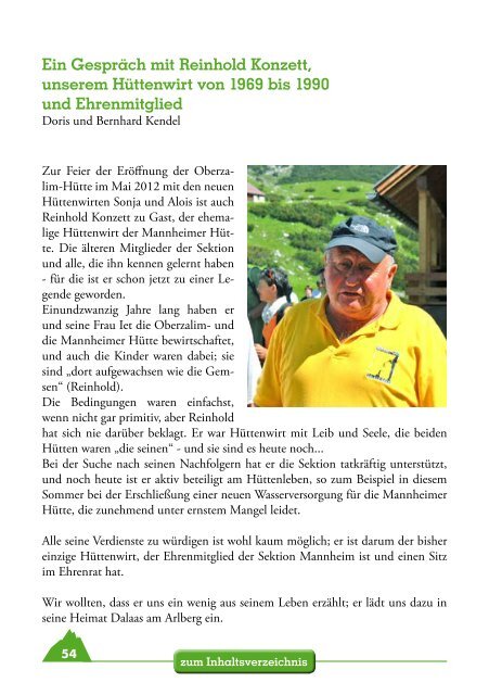 Festschrift - DAV Sektion Mannheim