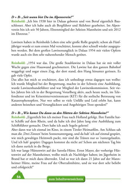 Festschrift - DAV Sektion Mannheim