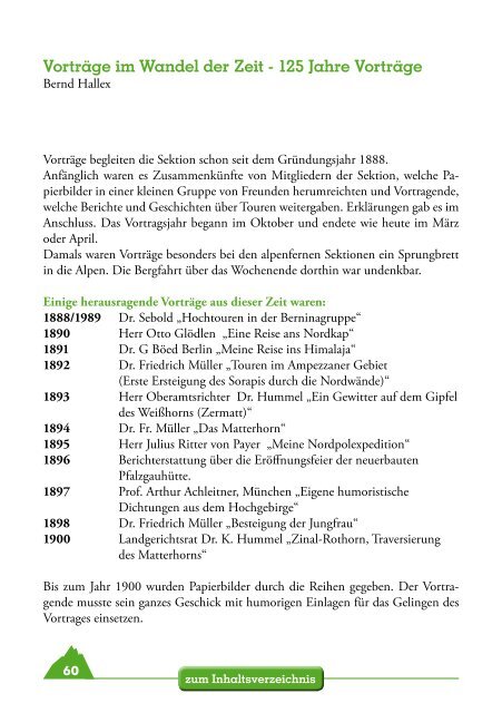 Festschrift - DAV Sektion Mannheim