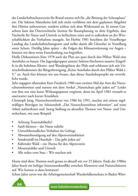 Festschrift - DAV Sektion Mannheim