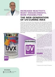 the New Generation of UV-Curing Inks - Coates Screen