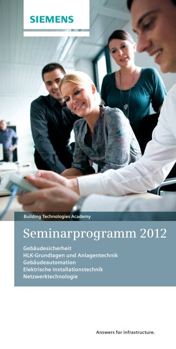 Seminarkatalog 2012 - Siemens