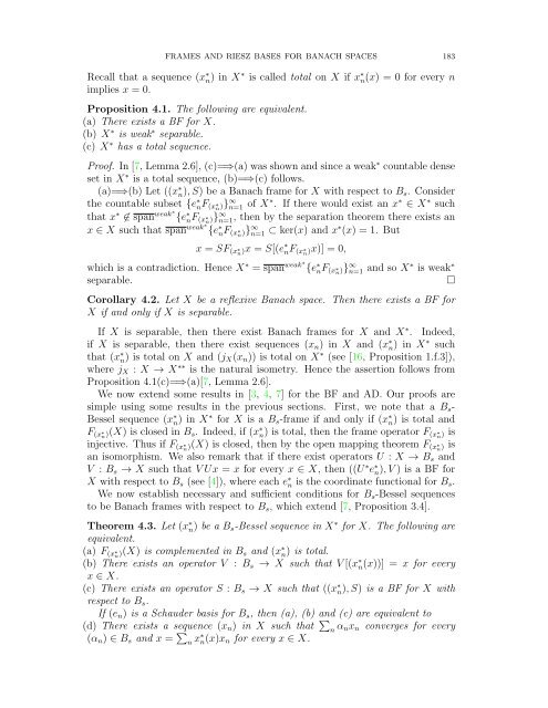 Frames and Riesz bases for Banach spaces, and Banach spaces of ...