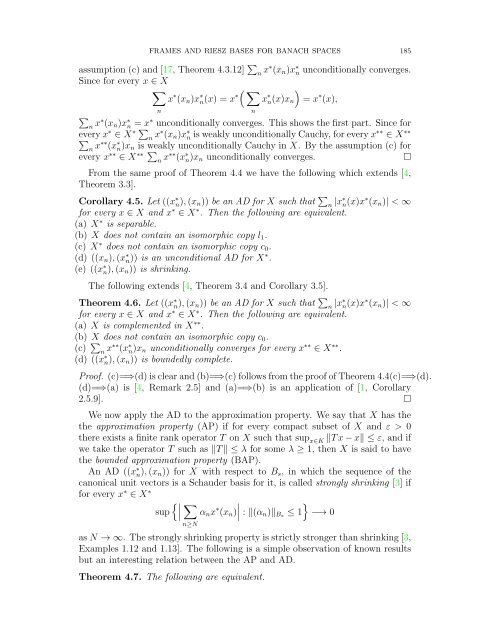 Frames and Riesz bases for Banach spaces, and Banach spaces of ...