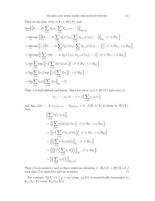 Frames and Riesz bases for Banach spaces, and Banach spaces of ...