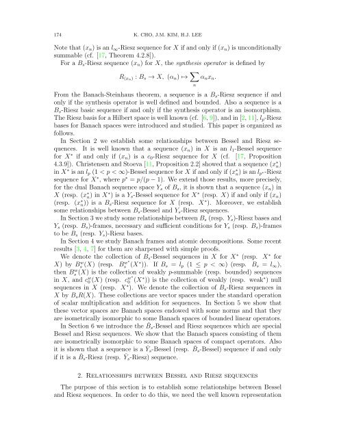 Frames and Riesz bases for Banach spaces, and Banach spaces of ...