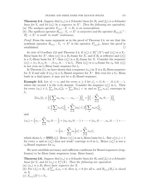 Frames and Riesz bases for Banach spaces, and Banach spaces of ...
