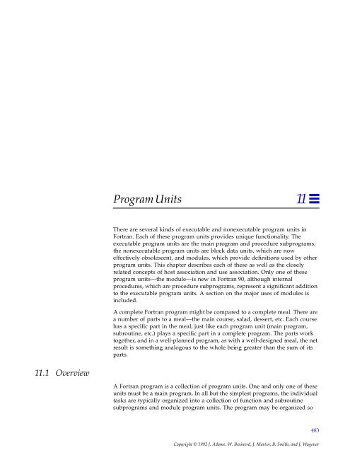 Fortran 90 Handbook