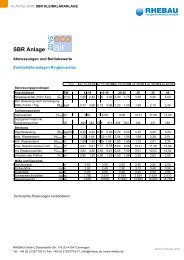 SBR Anlage - Rhebau GmbH