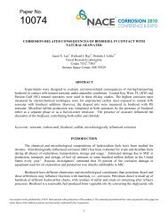 Corrosion-related consequences of biodiesel in contact with natural ...