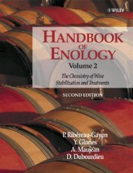 Handbook of Enology : The Chemistry of Wine ... - Vinum Vine