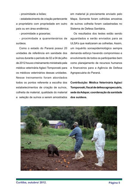 Outubro 2012 - Agência de Defesa Agropecuária do Paraná ...