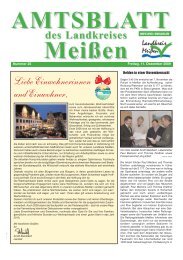 Liebe Einwohnerinnen und Einwohner, - Landkreis MeiÃen