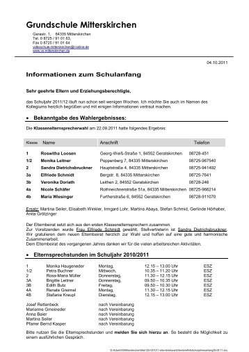 Grundschule Mitterskirchen - VS Mitterskirchen