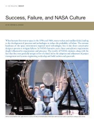 Success, Failure, and NASA Culture - NASA ASK Magazine