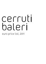 euro price list, 2011 - MP Collections