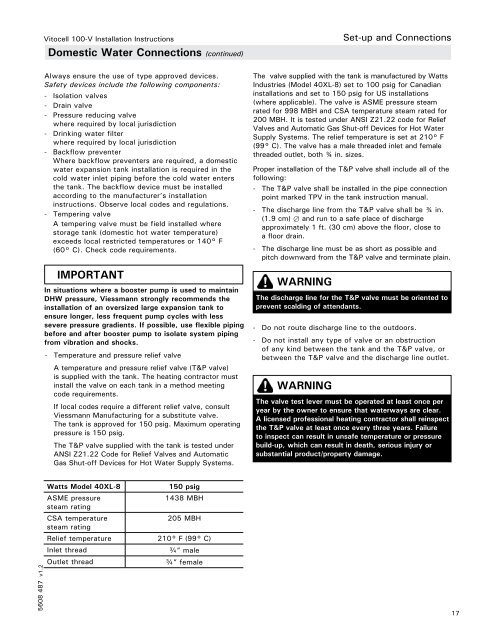 Installation Instructions VITOCELL r 100-V - Viessmann