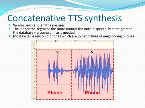 Text-to-speech man-machine interface in embedded systems