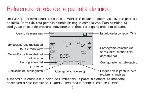 69-2734EFS-01 - TH8320WF Wi-Fi Touchscreen ... - GeoSmart Energy