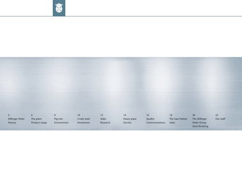 Company Brochure - Dillinger Hütte GTS