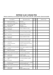 reprise club 3 grand prix - Club Équestre de Strasbourg