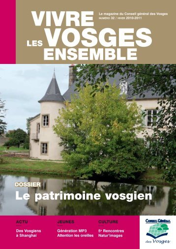 DOSSIER Le patrimoine vosgien - Vosges